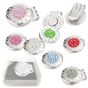 variety of crystal ball marker various shining colours let you mark your ball the way you want.The powerful strong magnet ensures that your marker, connected to shoe, hat or visor is right where you need it